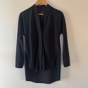 ADAY Something Borrowed Black Button Down Shirt XS